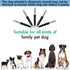 Dog Whistle 2 Pack, Dog Whistle to Stop Barking Neighbors Dog, Adjustable Ultrasonic Silent Dog Whistle, Professional Recall Dog Training Whistles...