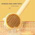 Cat Brush Dog Brush Self Cleaning Cat Comb Hair Brush with Release Button for Shedding Pet Massage Brushes Cat Grooming Brush for Shedding Long or...