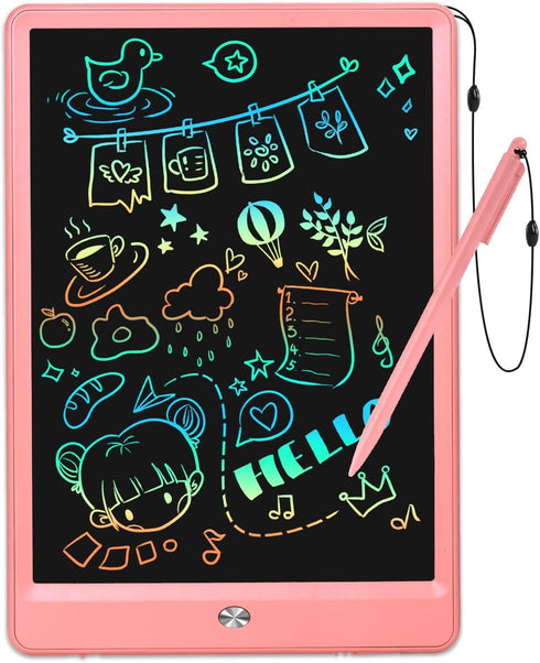 EooCoo Toys for Ages 3-6, Drawing Board, 10 Inch LCD Writing Tablet, Electronic Drawing Tablet, Girl Birthday Gift, Kids Toys, Drawing Pad Girls T...