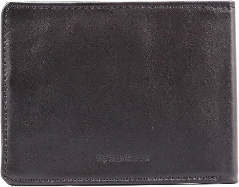 Big Skinny Men's Leather Bifold Slim Wallet, Holds Up to 25 Cards...