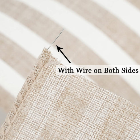 HUIHUANG Striped Burlap Ribbon Wired Grey White Stripe Rustic Wired Edge Ribbon 2.5 Inch X 10 Yards Grey Stripe Ribbon for Wreaths Crafts Gift Wra...