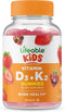 Lifeable Vitamin D3 + K2 - Great Tasting Natural Flavor Gummy Supplement Vitamins - Gluten Free Vegetarian and Non-GMO Chewable - for Strong and H...