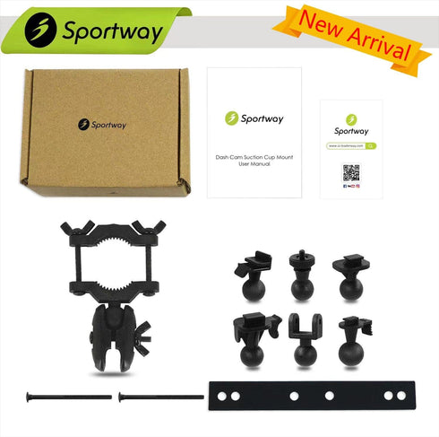 S70 Dash Cam Mount, Mirror Dash Camera Mount Holder with 6pcs Joints for Rove APEMAN CHORTAU Roav Nexar iiwey YI Z-Edge Old Shark KDLINKS Crosstou...