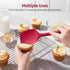 U-Taste Silicone Spoon Spatula Set: 480ºF Heat Resistant Food Grade Flexible Rubber Spoonula, Nonstick Cooking Mixing Scooping Kitchen Baking Scra...