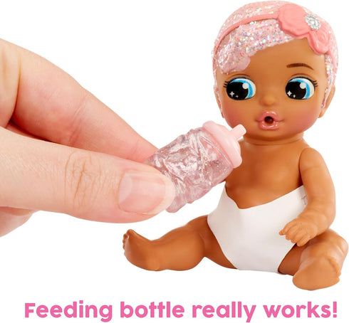 Baby Born Surprise Small Dolls Series 8 - Unwrap Surprise Collectible Baby Doll with 3 Water Surprises, Gemstone-Themed Dress, Color Change Diaper...