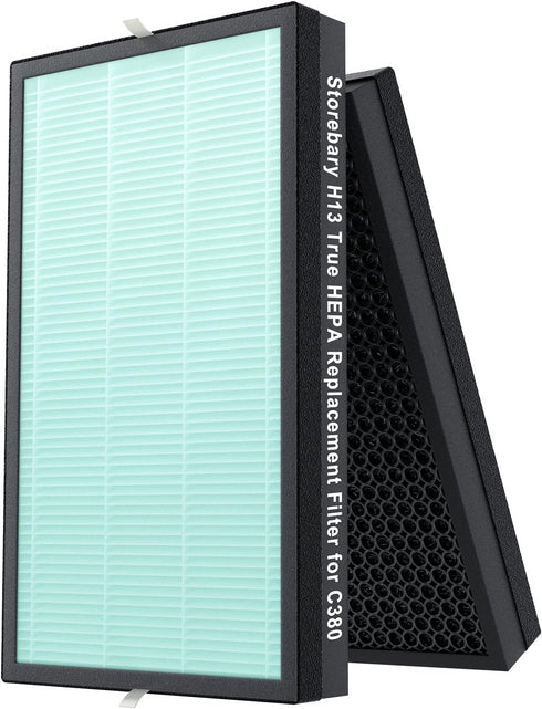 C380 Replacement Filter for Storebary,C380-RF High-Efficiency Activated Carbon and Pre-filter...