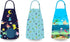 Kids Apron for Boys, Unisex Apron With Adjustable Neck strap, Kitchen Bib Apron for Cooking Painting Baking...