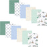 Hudson Baby Unisex Baby Cotton Flannel Burp Cloths Bundle, Boy Dino World, One Size...