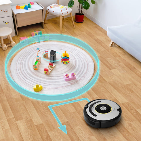 Dual Mode Replacement Virtual Wall Barrier Compatible with iRobot Roomba Boundary Markers 600/700/800/900/e/i/s Series, Replace Part Number: 46364...