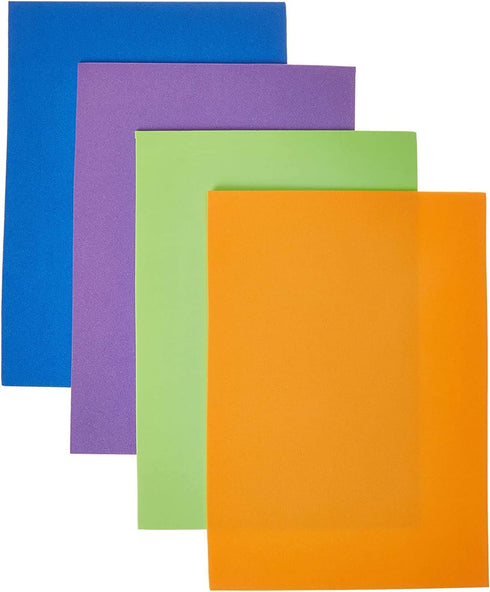 80 Pack EVA Foam Handicraft Sheets (6 x 9 Inches) Colorful Crafting Sponge Paper for Classroom Art and Craft DIY Projects | Thick and Soft Paper,1...