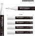 GOTIDEAL White Liquid Chalk Markers, 12 Pack Chalkboard Markers, Chalk Pens for Car Windows, Signs, Blackboard, Glass Painting, Erasable 6mm Rever...