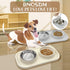 BNOSDM Slow Feeder Dog Cat Bowls, Stainless Steel with Silicone Mat Dog Food and Water Bowls Set, Pet Feeder to Slow Down Eating for Cats, Small D...