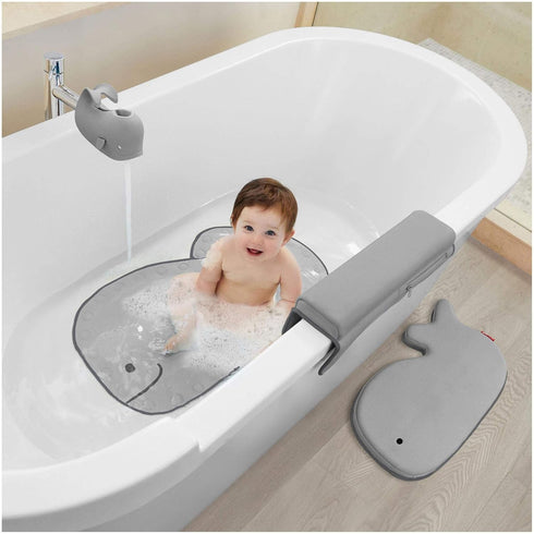 Skip Hop Baby Bath Spout Cover, Universal Fit, Moby, Grey...
