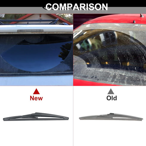 Rear Windshield Wiper Arm Blade for Do-dge Journey 2009-2018, Scion XA 2004-2006# 68040371AA, Back Window Wiper Set...