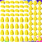Mifoci 72 Pcs Face Paint Sponges Petals Half Moon Spades Face Painting Sponges High Density Makeup Sponge Face Painting Supplies for Kids Adults A...