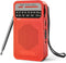 Portable Radio AM FM, Goodes Transistor Radio with Loud Speaker, Headphone Jack, 2AA Battery Operated Radio for Long Range Reception, Pocket Radio...