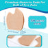 SATINIOR 30 Pcs Foot Pads for Dancer Sesamoiditis Pads for Feet Large Area Corn Pads Metatarsal Pads Felt Forefoot Cushion Pads Dancers Pads for M...