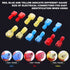 Twidec/210PCS Nylon Spade Connectors Kit 22-10 Gauge Male and Female Wire Spade Terminal Quick Disconnect Fully Insulated Wire Crimp Connector for...