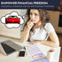 100 Envelopes Money Saving Challenge - $5050 Saving Challenge Kit, 100 Day Envelope Savings Challenge Book with Envelopes, Money Saving Book (Blac...