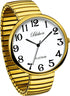 Blekon Collections New Super Large Face Stretch Band Japanese Movement PC21J Fashion Watch (Gold)...