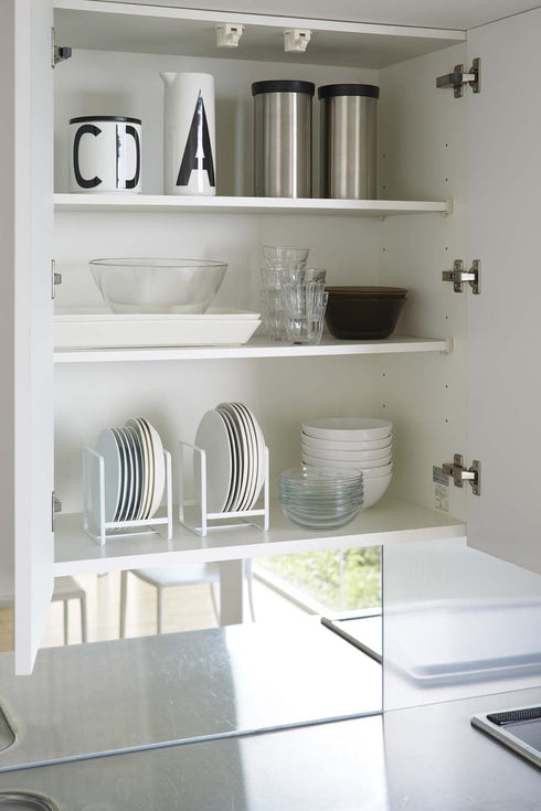 Yamazaki Home Dish Organizer - Storage Rack for Kitchen Cabinets...