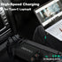 119W USB C Car Charger FEEYOO 4 Port Super Fast Charging Car Charger Adapter PD3.0 & QC3.0 Cigarette Lighter Car USB Charger Multi Port with Cable...