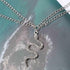 Punk Snake Pendant Necklace Choker Silver Layered Serpent Necklace Chain Gothic Snake Necklace Retro Snake Collar Necklace Jewelry for Women...
