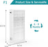 F1 H13 True HEPA Filter Replacement, Compatible with 3M Filtrete C01 T02 Air Purifier, 1 Pack...