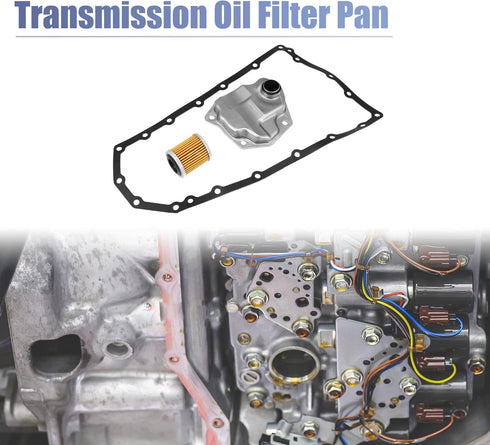 X AUTOHAUX 1 Set 31728-1XA00 21 Hole Gasket Transmission Filter Oil Pan Gasket Kit for Jeep Compass 2007-2017...