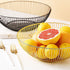 Wire Fruit Basket Fruit Bowl Kitchen Fruit Basket Stand Fruit Bowls for the Counters Metal Fruit Bowl (Black, Round)...