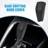 Gear Shift Lever Cover Automotive Interior Gear Shift Knob Trim for Honda Odyssey 2015-2018 Black Stitches...