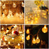 Merdeco Plug in 10ft 20 LED Globe String Lights Indoor Outdoor Decorative Fairy Lights Warm White for Birthday Party Wedding Anniversary Christmas...