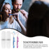 Healeved 2 Sets Denture with Toothbrush Cases, Denture Cleaning Personal Denture Toothbrush Small Double-Side Assorted Color...