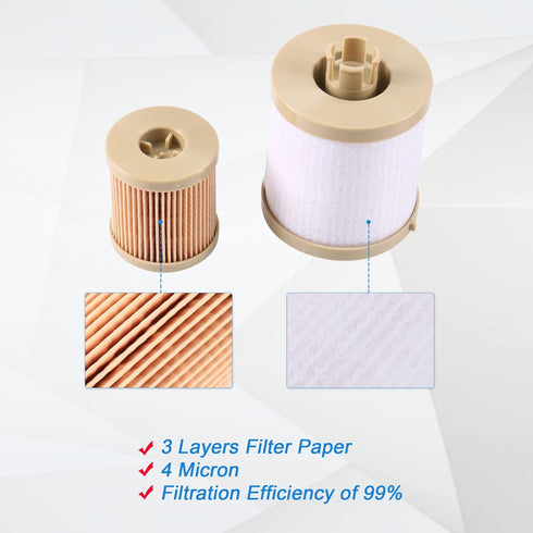 FD4616 Diesel Fuel Filter replacement for 2003-2007 Ford 6.0L F250 F350 F450 F550 Super Duty 2003-2005 Excursion Powerstroke includes lower lifter...