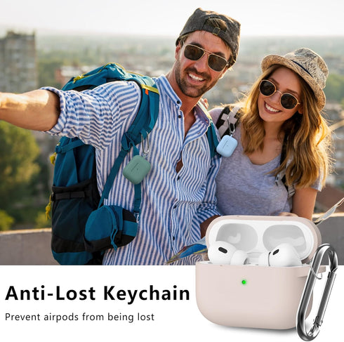 AirPods Pro Case Cover with Cleaner Kit,Soft Silicone Protective Case for Apple AirPod Pro 2nd/1st Generation Case for Women Men,AirPods Pro 2/Pro...