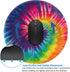 Cool Tie Dye Art Round Mouse Pad Small Gaming Mousepad Desk Mat Stitched Edges 8 X 8 Inch for Home Office...
