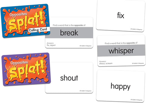 Teacher Created Resources Opposites Splat Game...