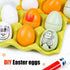 12PCS Wooden Toy Food Egg Kitchen Toys toddler Play Food Cooking DIY Kitchen Pretend Play Food Set, Early Development Easter Eggs for 2 years old...