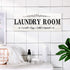 Laundry Room Decor Sign Wooden Rustic Farmhouse Family Laundry Room Wall Sign Wash Dry Fold Repeat Wall Decor Prints for Home, 16 x 6 Inches(White...