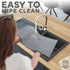 Dog Food Mat - Raised Edges Dog Mat for Food and Water Prevent Spill, Waterproof Cat Food Mat Protect Floors, Easy Clean Dog Bowl Mats for Food an...