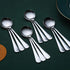 Soup Spoon of 12, Berglander 7.5" Stainless Steel Round Spoons Silverware, Table Spoon Set Sturdy Easy To Clean, Dishwasher Safe...