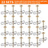 22 Pcs Shear Pin+ 22 Pcs Cotter Pin for Snowblower, Replace 738-04124 & 714-04040, Compatible with MTD Craftsman Cub Cadet Troy-Bilt Snow Throwers...