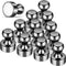 Grtard 16Pcs Black Magnetic Push Pins, Strong Fridge Magnets, Black Refrigerator Magnets, Small and Strong Whiteboard Magnets for Locker,Office, S...