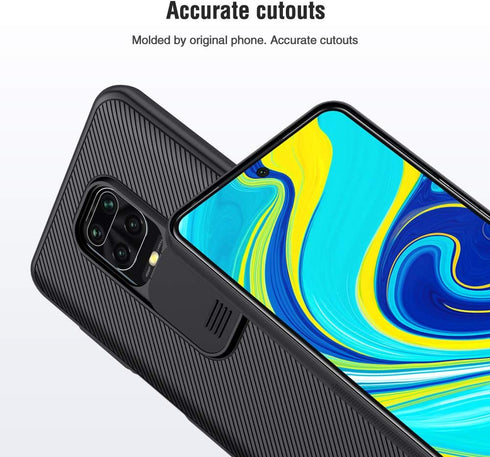 for xiaomi redmi Note 9 pro Case, Nillkin CamShield Pro Slim case Protective Cover Case with Camera Protector Hard PC and TPU Ultra Thin Anti-Scra...