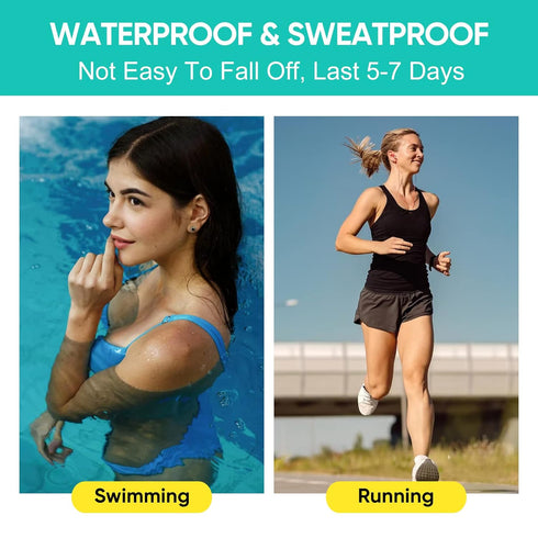 Tattoo Cover Up Tape, Ultra Thin Patch for Tattoo Scar and Birthmarks, Invisible Waterproof Skin Tone Concealer Sticker, Ultra Thin Patch for Tatt...