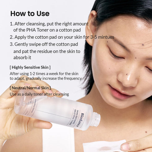 Biodance Skin Refining Mild PHA Toner, Gentle Exfoliating Face Toner for Sensitive Skin with Ceramides & NMF | 5.07 fl.oz,150ml...