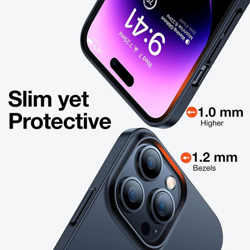 TORRAS Slim Fit for iPhone 12 Pro Max Case Ultra-Thin Cover with Non-Slip Grip & No Fingerprint Hard Plastic Super Slim Phone Case for iPhone 12 P...
