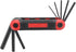 Allen Wrenches Sets - Hex Key Set - Red Folding Metric Hex Key Socket Set (8-Piece)...