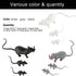 33 PCS Halloween Fake Mouse Toys, Realistic Plastic Mouse Figurines Simulated Big and Small Mouse Models for Halloween Party Decorations Joke Tric...