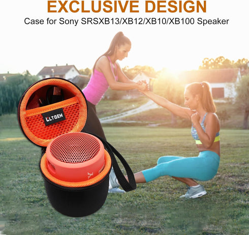LTGEM Hard Case for Sony SRS-XB13/XB100/XB12/XB10 Extra BASS Wireless Bluetooth Portable Lightweight Compact Travel Speaker - Travel Protective Ca...